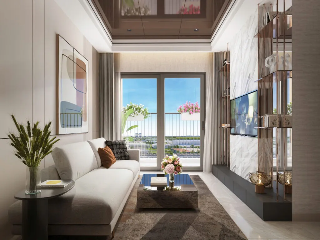 phối cảnh căn hộ 1 PN K home new city