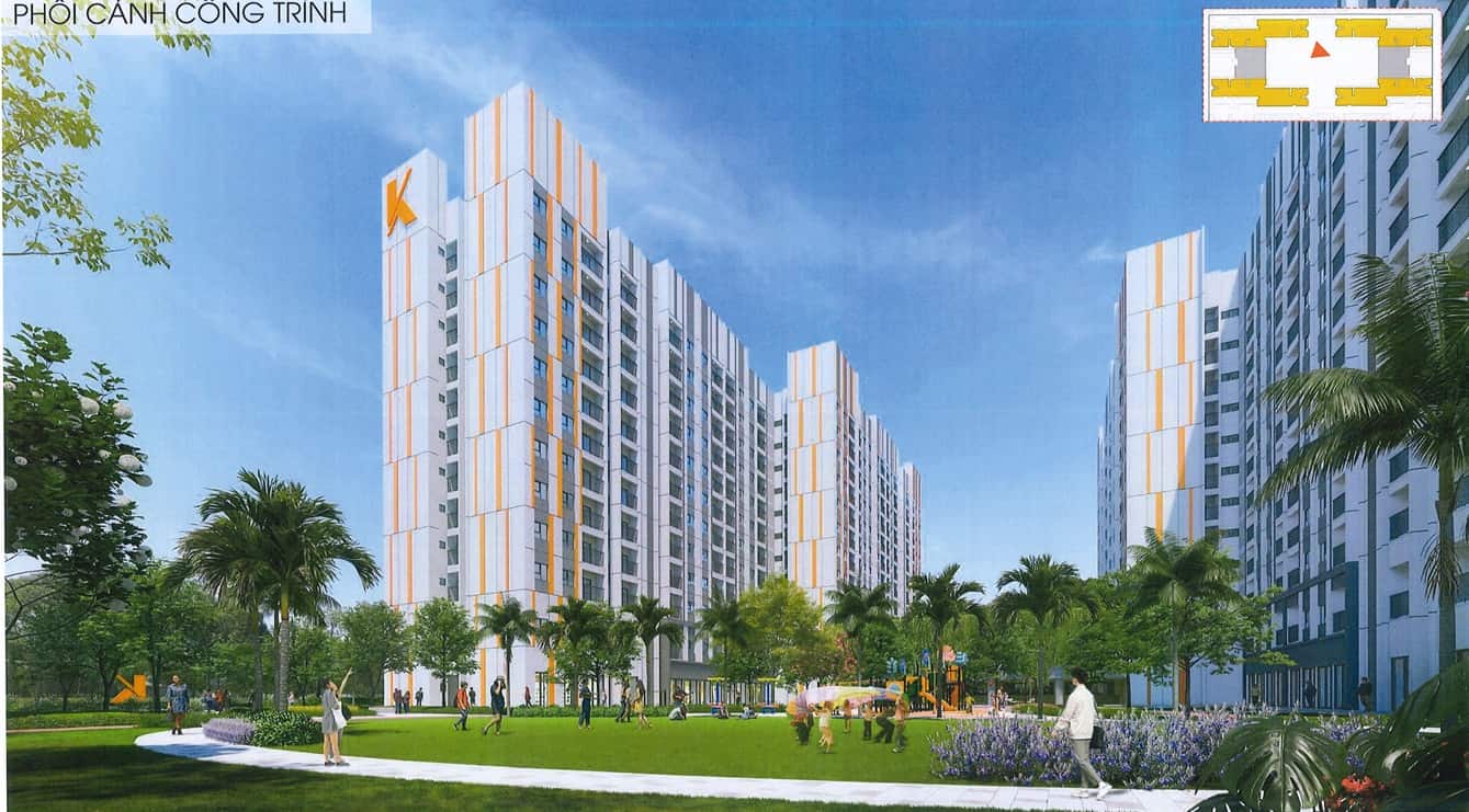 Phối cảnh căn hộ NOXH K-Home Avenue