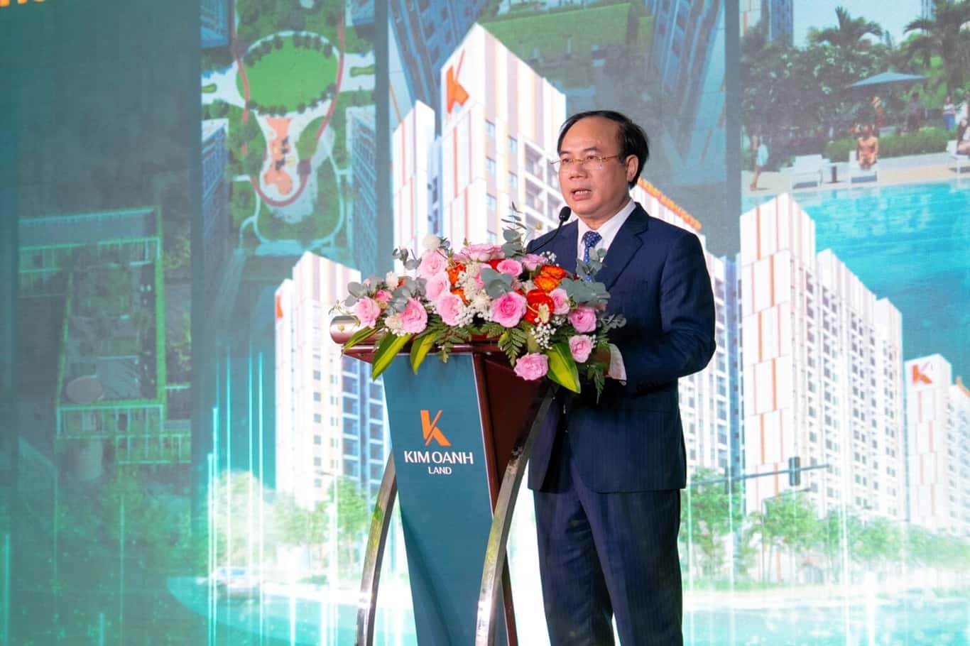 Ông Nguyễn Văn Sinh – Thứ trưởng Bộ Xây dựng – phát biểu tại Lễ động thổ 3 dự án K-Home Avenue, K-Home Midtown và K-Home Skyview