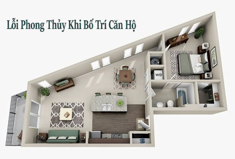 Lỗi Phong Thủy Trong Căn Hộ Chung Cư