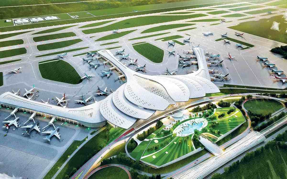 phối cảnh sân bay quốc tế Long Thành