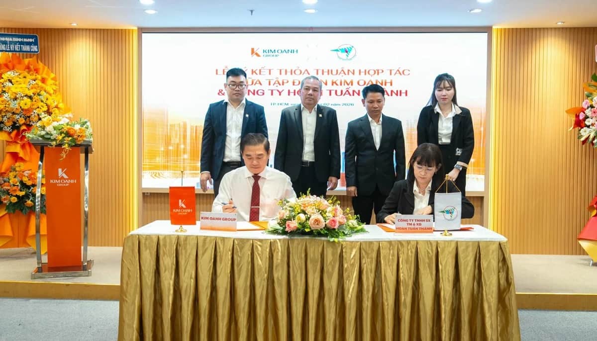 Kim Oanh Group hợp tác chiến lược cũng nhà phân phối Hoàng Thành Tuấn