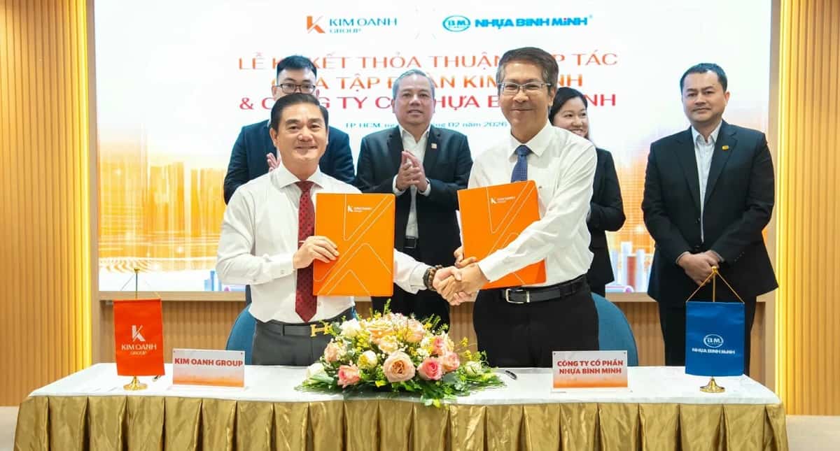 Kim Oanh Group hợp tác chiến lược với Nhựa Bình Minh