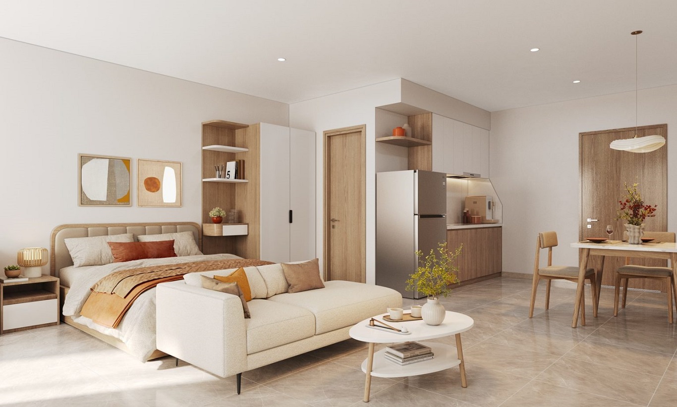 nhà mẫu căn studio dự án K Home Avenue