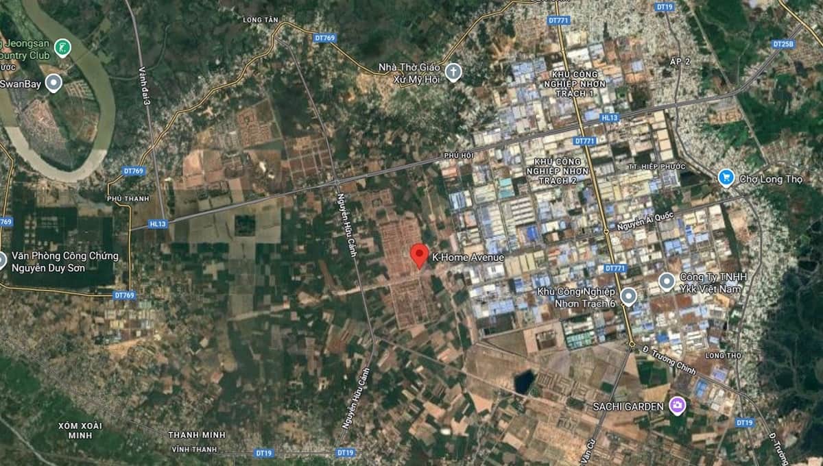 vị trí K Home Avenue