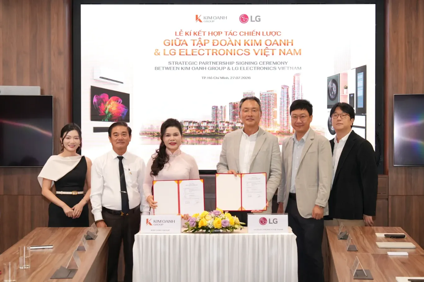 Kim Oanh Group hợp tác LG Electronics